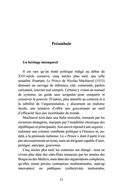 Le retour de Machiavel