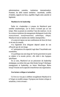 Le retour de Machiavel