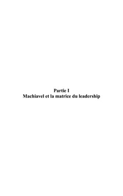 Le retour de Machiavel