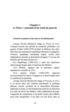 Le retour de Machiavel