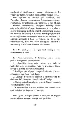 Le retour de Machiavel