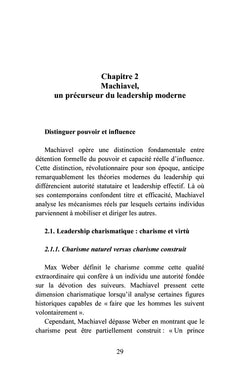 Le retour de Machiavel
