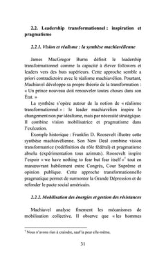 Le retour de Machiavel