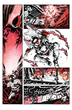 Star Wars : Boba Fett Black White & Red