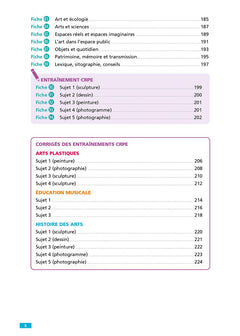 Objectif CRPE 2027-2028 - Arts - 100 fiches efficaces pour bien réviser - L3