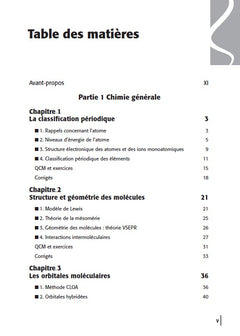 PASS Chimie générale et organique - Manuel
