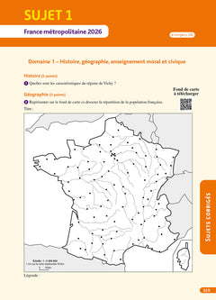 Objectif CRPE 2027-2028 - Histoire Géographie EMC, Sciences et technologie - Épreuve écrite - L3
