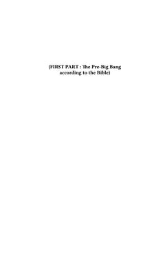 Cosmology According to Biblical and Ancient Models
