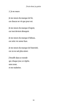 J'écris donc je guéris