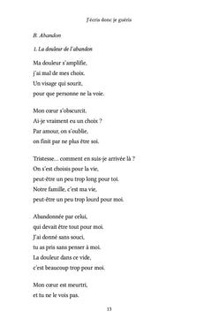 J'écris donc je guéris