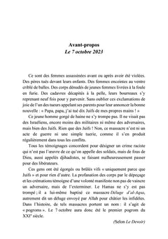 La destruction d'Israël