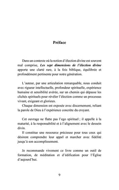 Les sept dimensions de l'élection divine