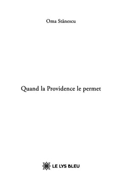 Quand la Providence le permet