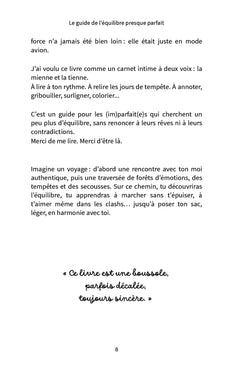 Le guide de l'équilibre presque parfait