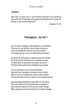 Un jour, un poème