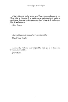 Écoute ce que disent ses yeux