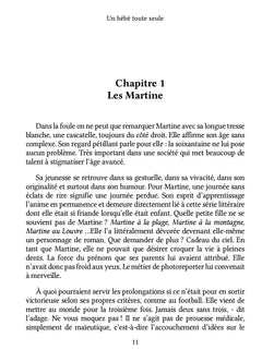 Un bébé toute seule