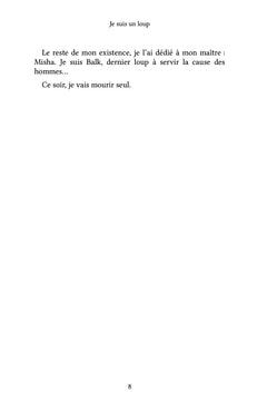 Je suis un loup