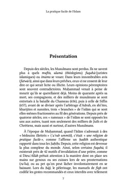 La pratique facile de l'Islam
