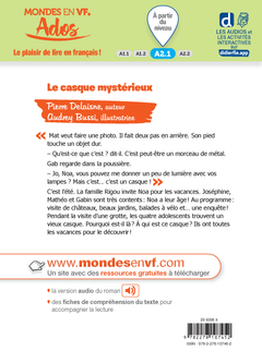 Mondes en VF Ados - Le casque mystérieux - Niv. A2.1 - Livre + audios