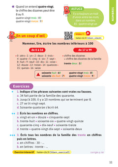 Bescherelle école - Maths (CP, CE1, CE2, CM1, CM2)