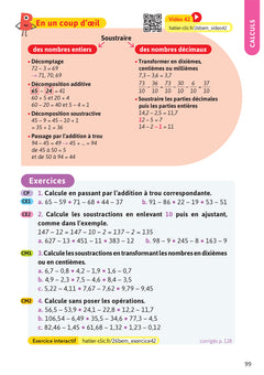 Bescherelle école - Maths (CP, CE1, CE2, CM1, CM2)