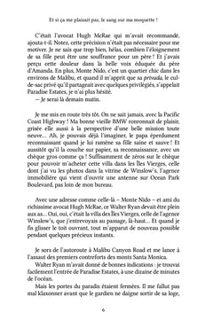 Et si ça me plaisait pas, le sang sur ma moquette !