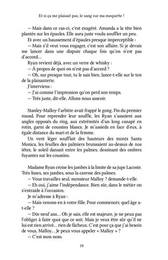 Et si ça me plaisait pas, le sang sur ma moquette !