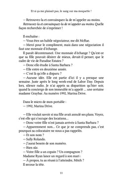 Et si ça me plaisait pas, le sang sur ma moquette !