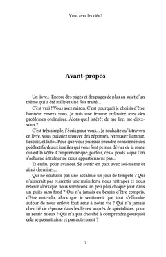 Vous avez les clés !