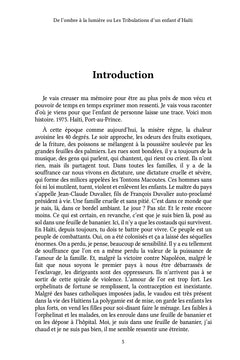 De l'ombre à la lumière ou Les Tribulations d'un enfant d'Haïti