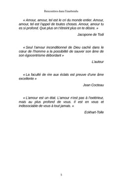 Rencontres dans l'inattendu