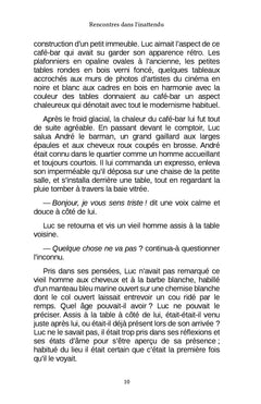 Rencontres dans l'inattendu