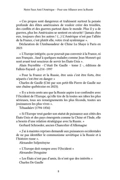 Notre Faux Ami l'Amérique - Pour une Alliance avec la Russie