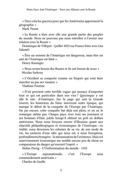 Notre Faux Ami l'Amérique - Pour une Alliance avec la Russie