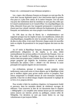 L'Histoire de France expliquée. Conséquences à ce jour.