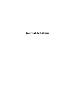 Journal de Liliane