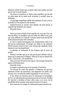 À l'évidence