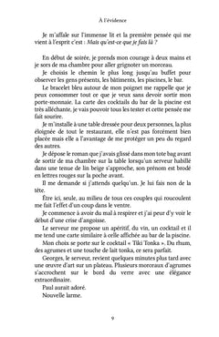 À l'évidence