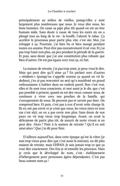 La Chambre à coucher