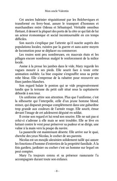 Mon oncle Valentin