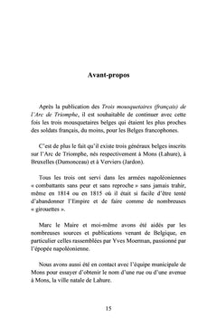 Les trois mousquetaires belges de l'Arc de Triomphe