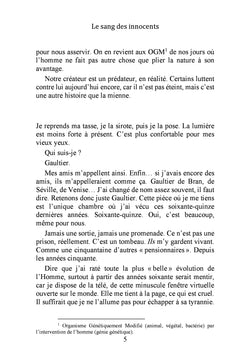 Le sang des innocents