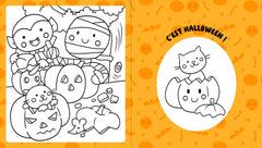 Coloriages cosy - Monstres mignons