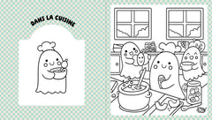 Coloriages cosy - Gentils fantômes