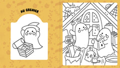 Coloriages cosy - Gentils fantômes