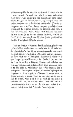 Histoire de David Brauner