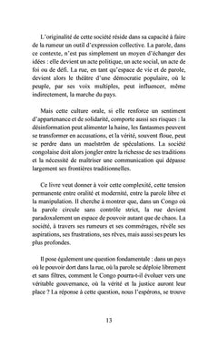 Au Congo, le pouvoir dort dans la rue