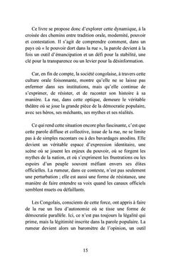 Au Congo, le pouvoir dort dans la rue