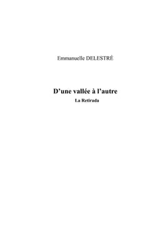 D'UNE VALLÉE À L'AUTRE